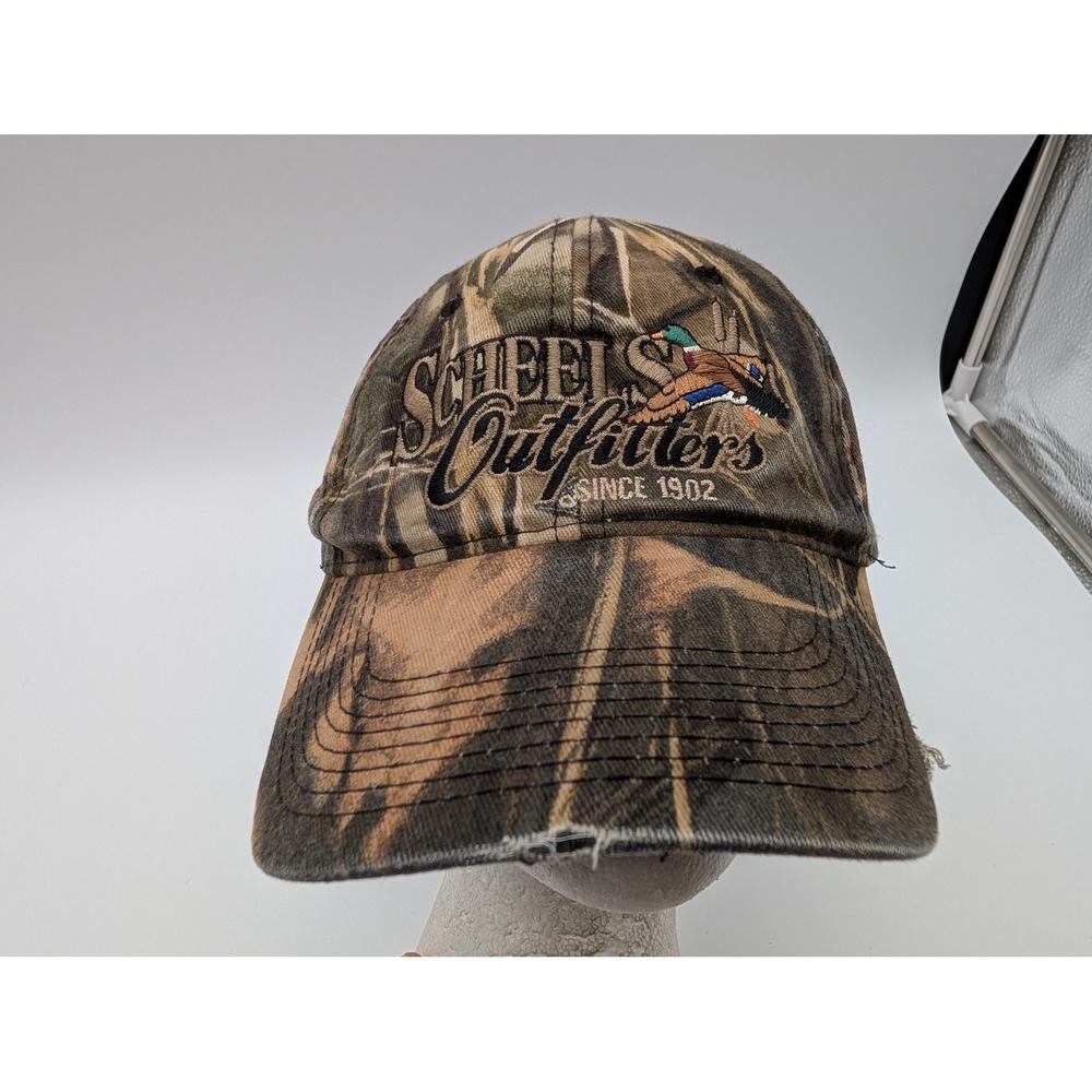 Scheels Outfitters Camo Hat Advantage Max HD Duck Hunting Baseball Cap Mens OSFM